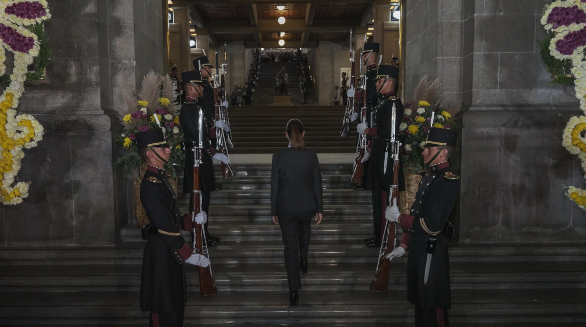 President Claudia Sheinbaum of Mexico, seen here at the Supreme Court of Justice in Mexico last year, has objected to U.S. investigations into officials from her political party.Credit...Luis Antonio Rojas for The New York Times