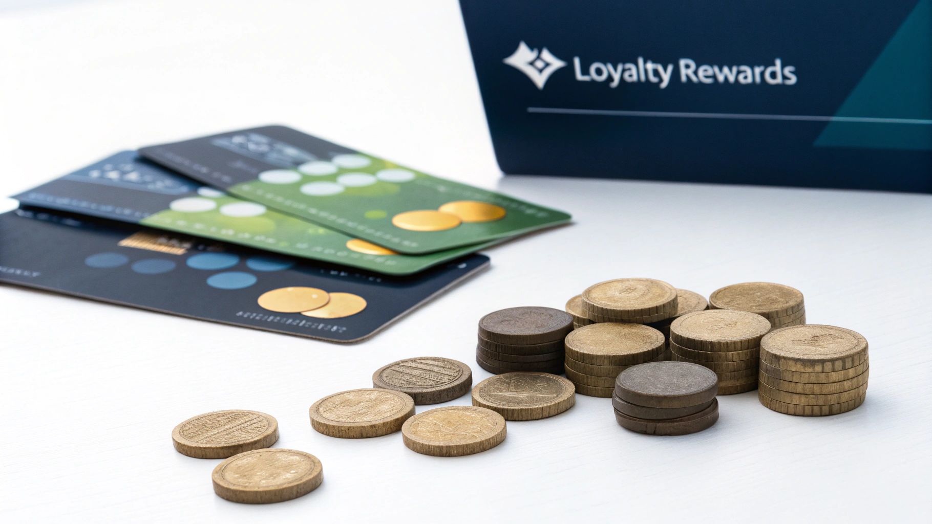 A customer collecting loyalty points on a mobile app, symbolizing a modern loyalty program strategy.