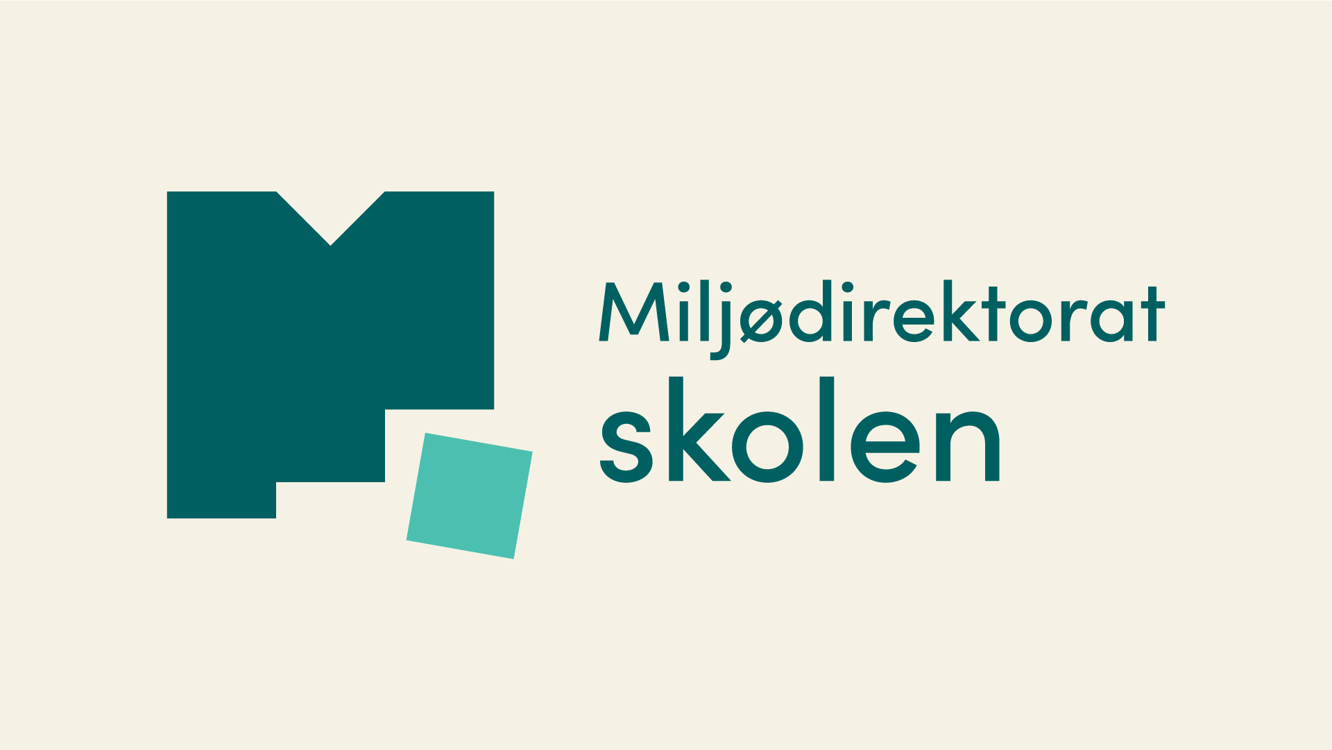 Logo utviklet for Miljødirektorat-skolen