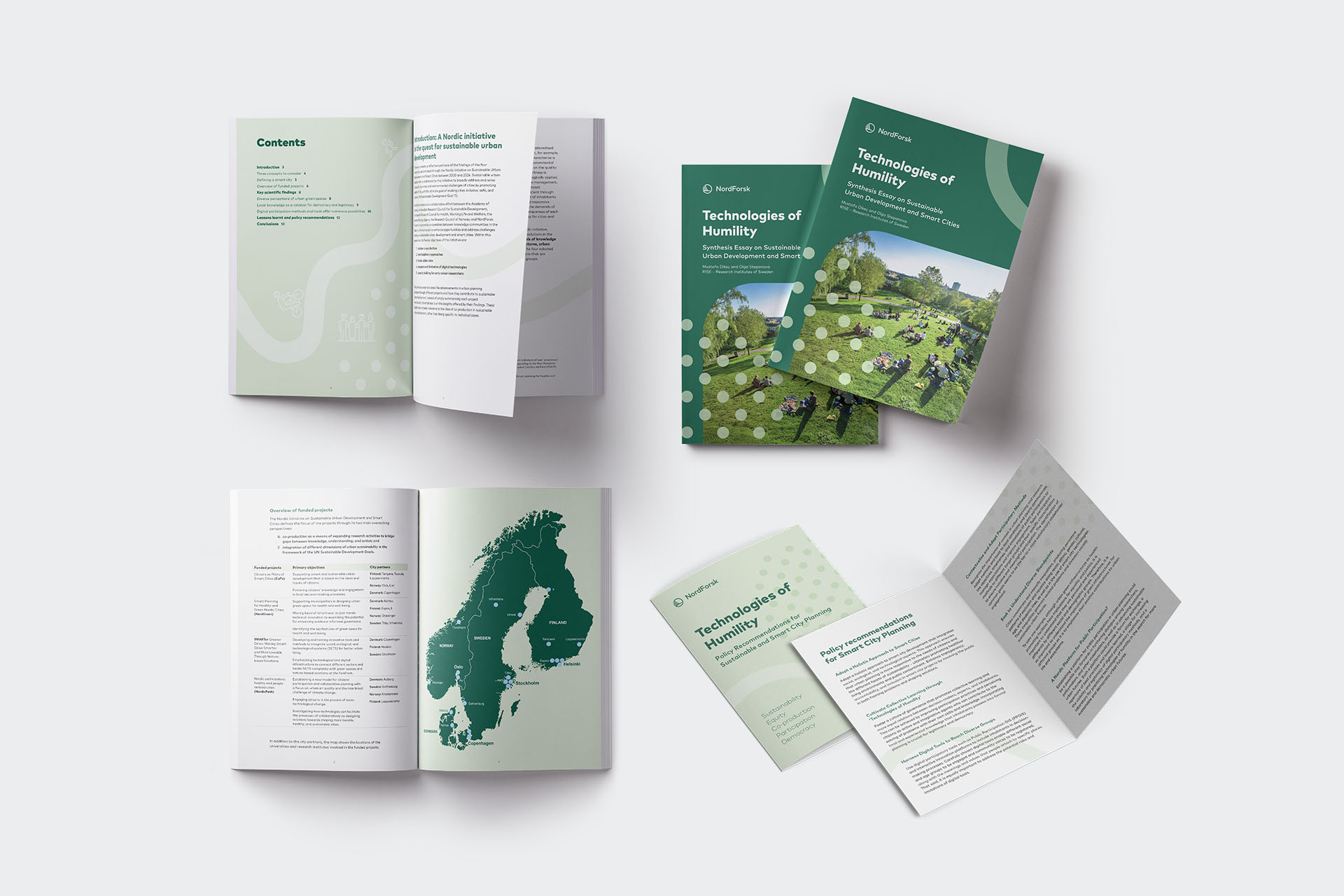 Rapporter for NordForsk: «Sustainable Urban Developement and Smart Cities».