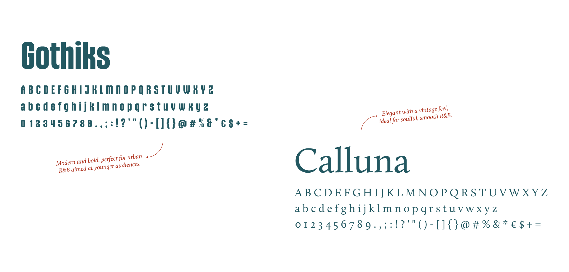 Wild Child logo - brand typefaces