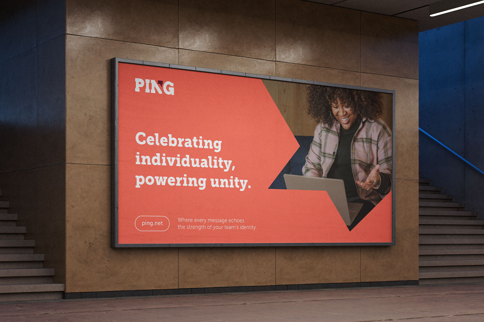 Ping visual brand and packaging design