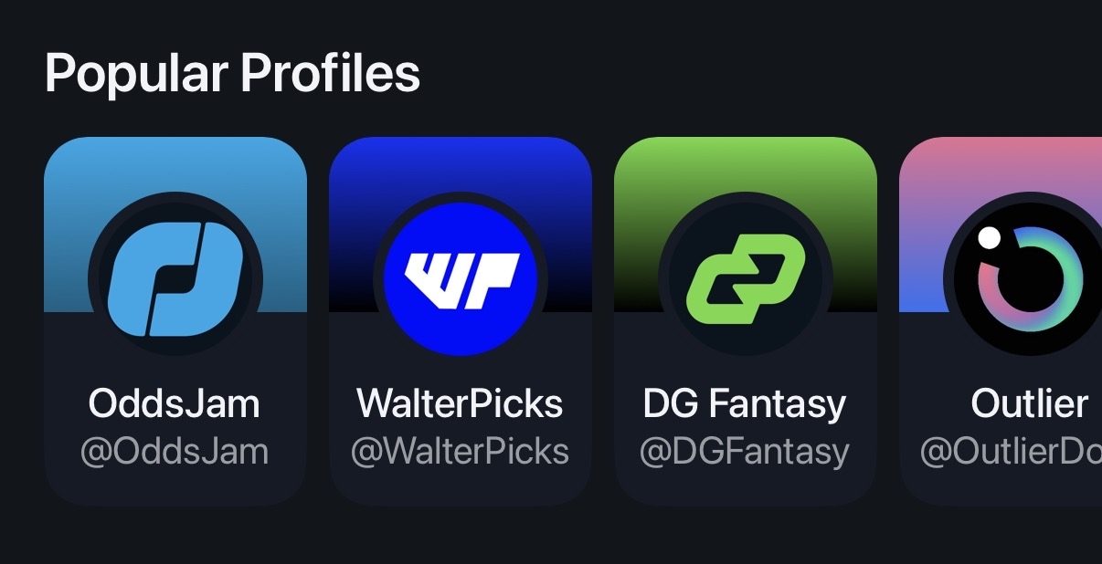 Popular Profiles Section