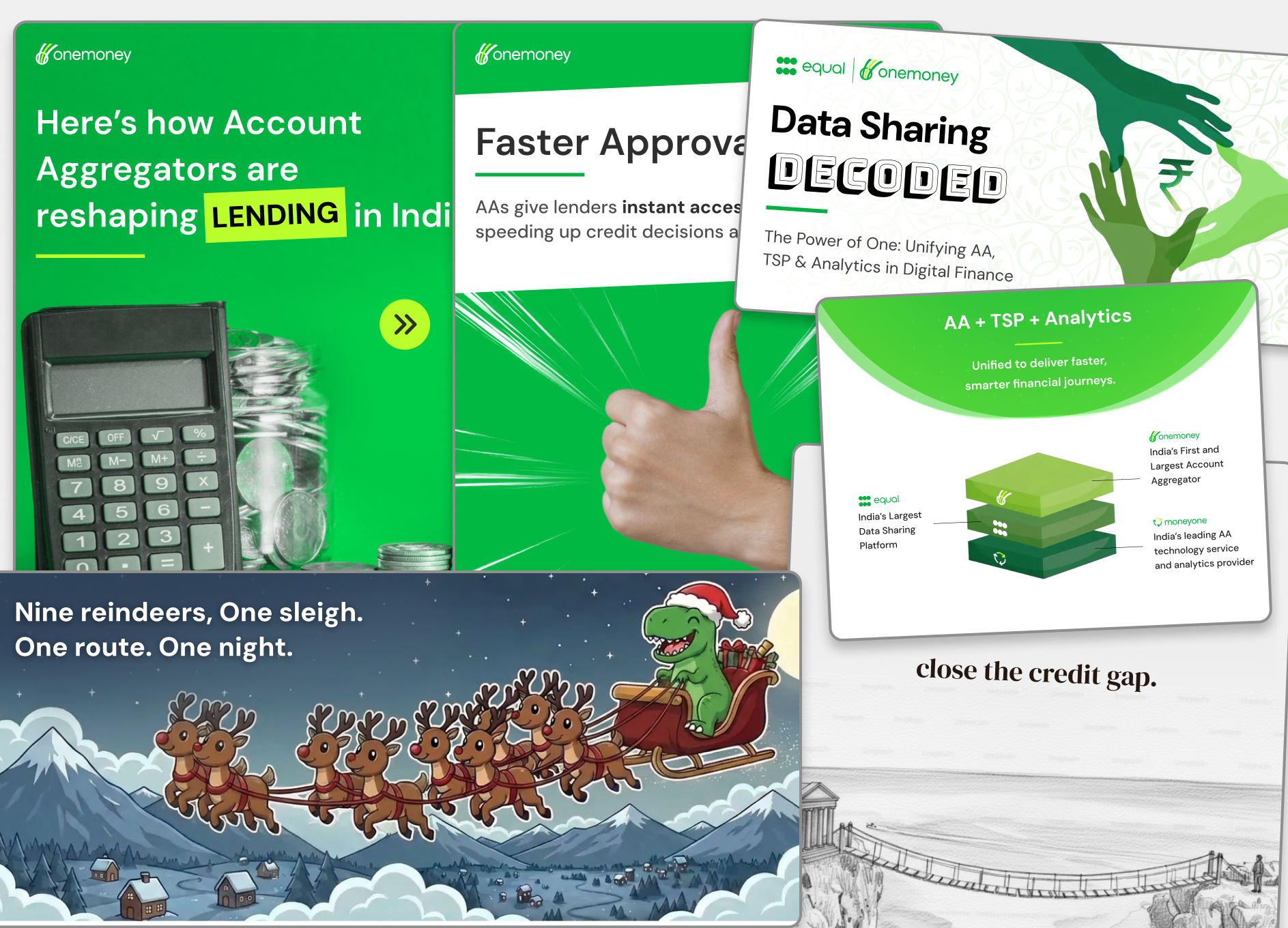 Collage of digital media posts