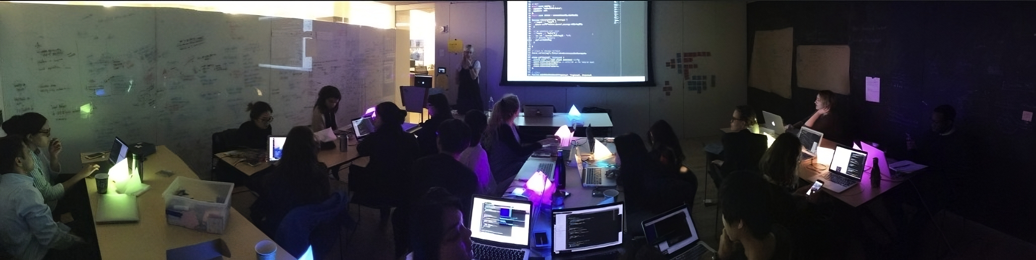 SVA MFA IxD studio class panoramic view