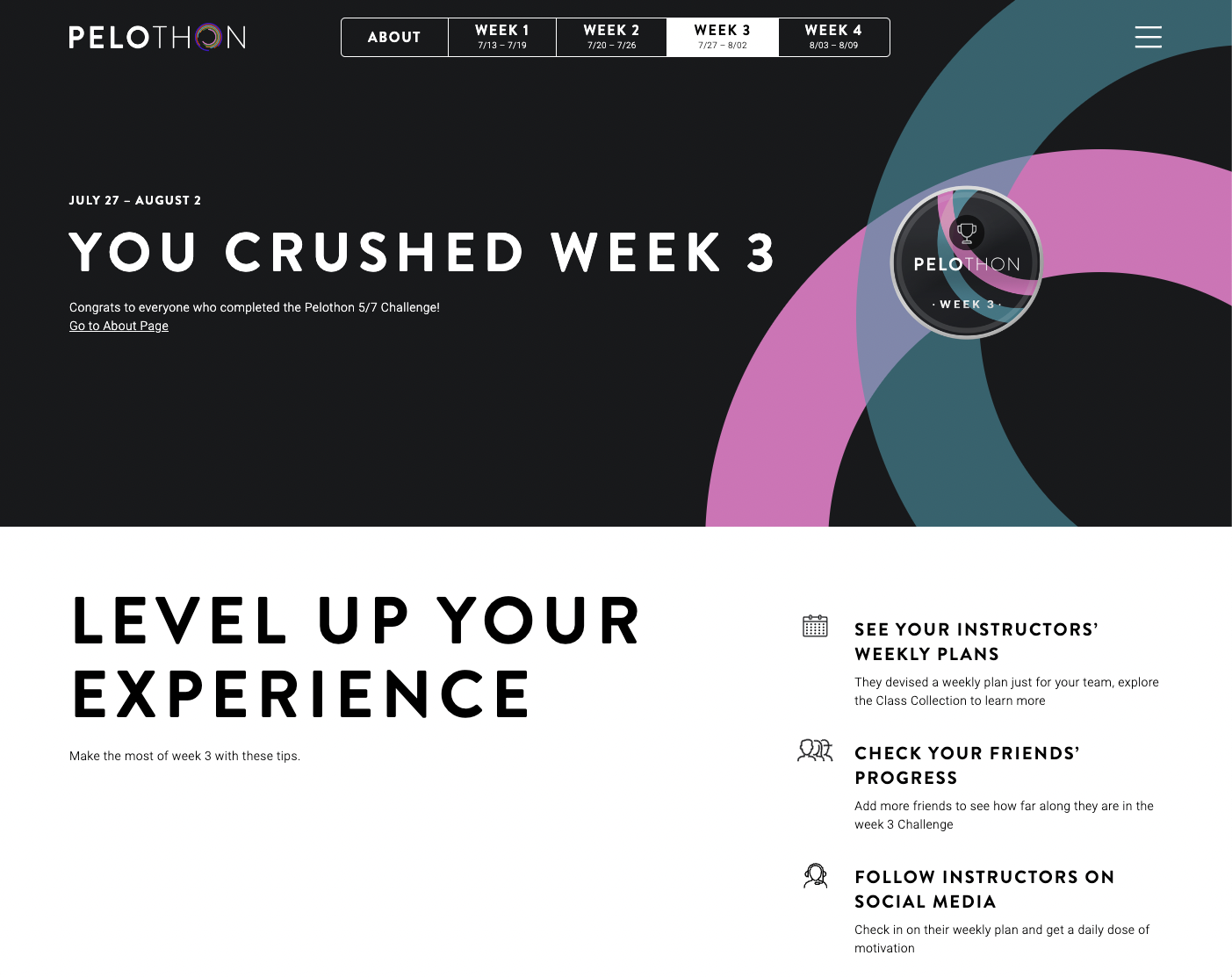 Pelothon charity event live data