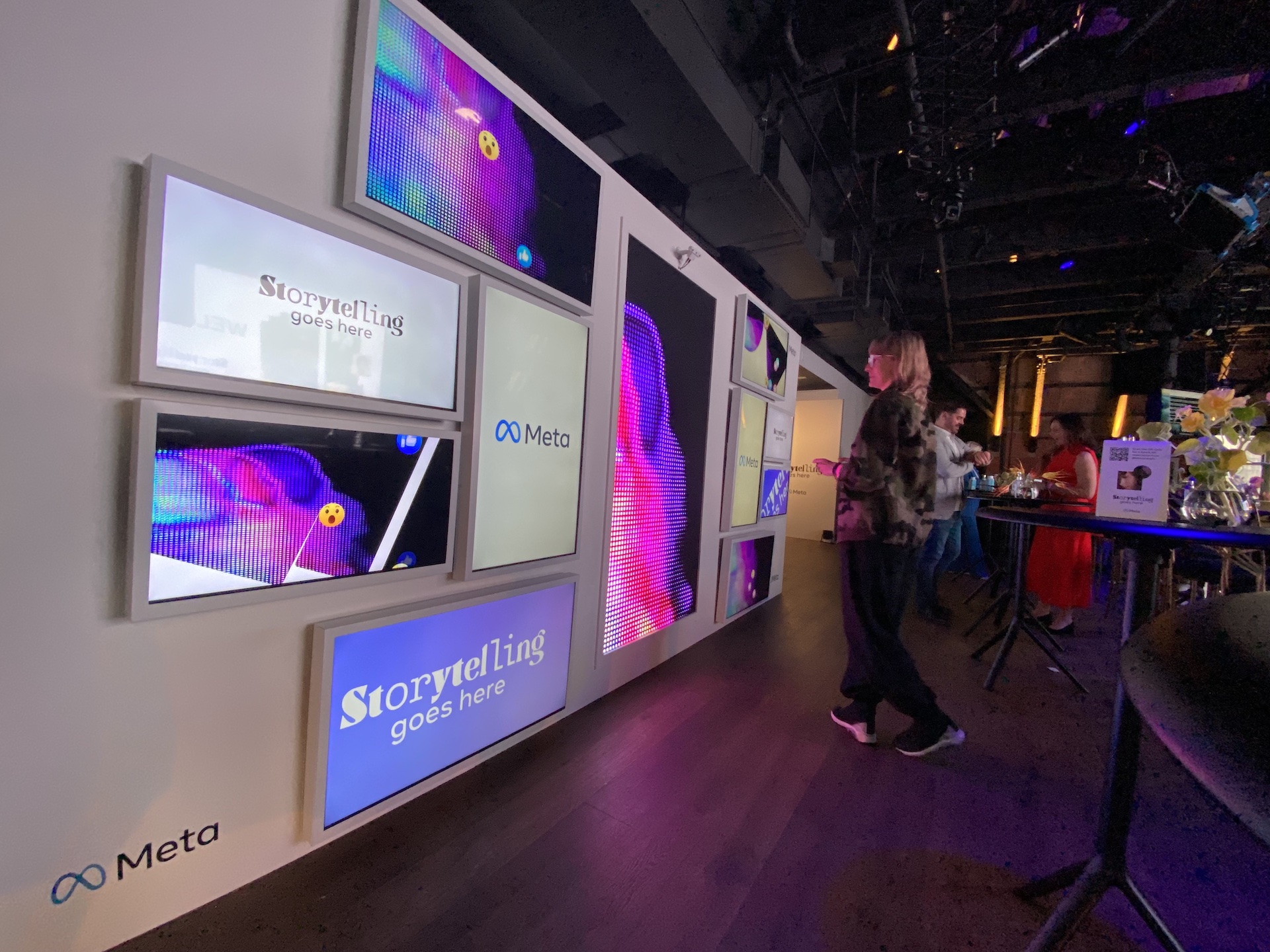 Meta Computer Vision enabled interactive wall