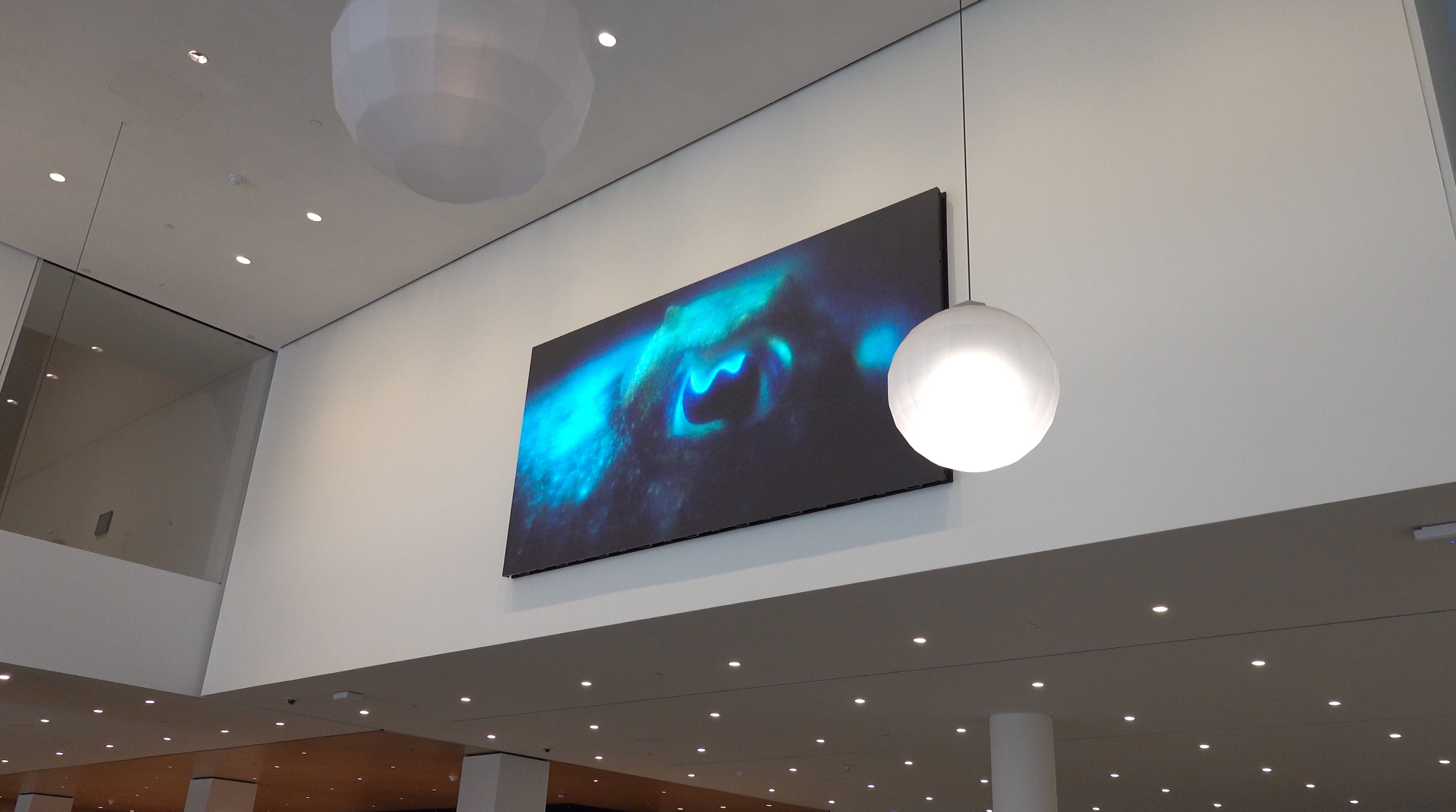 Philippe Parreno Echo installation display at MoMA