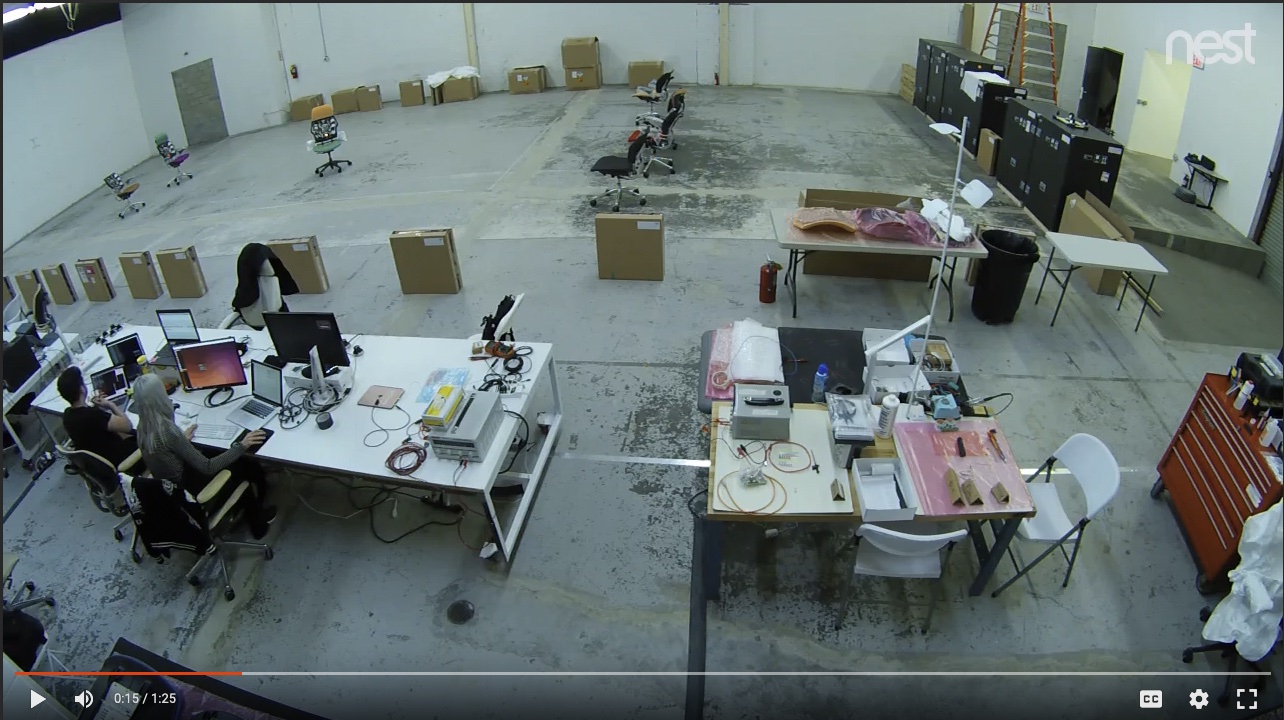Area of Effect workshop at New Lab overhead view