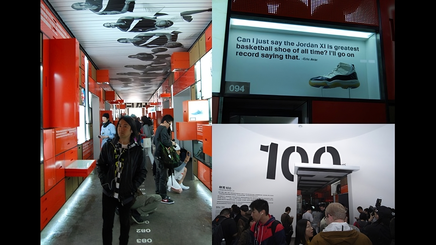 Jordan brand sneaker exhibition