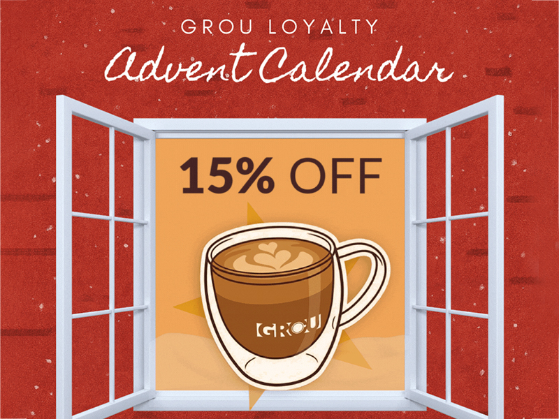 Open This Week’s Gift: The GROU Advent Calendar Is Here!