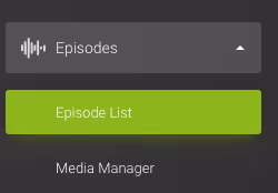 Screenshot: Episodes > Episode List