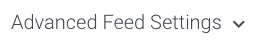 Screenshot - Advanced Feed Settings