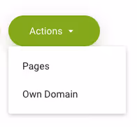 Screenshot: Expaned Actions menu