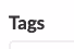 Field lable: Tags