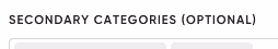 Secondary Categories