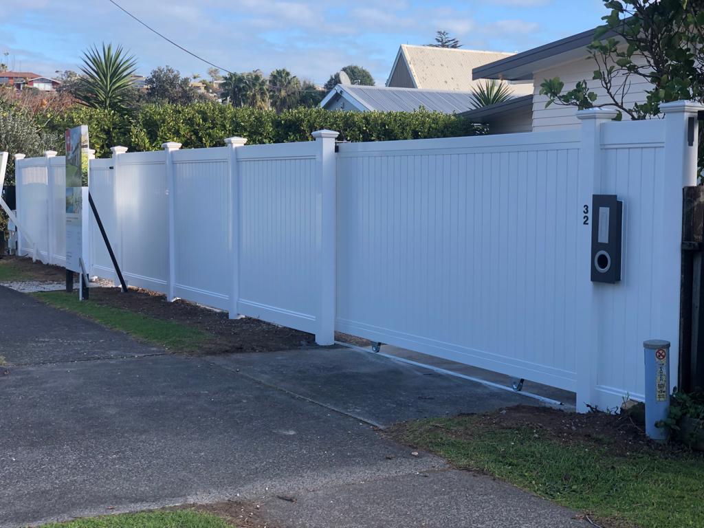 PVC fencing