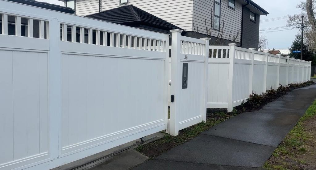 PVC fencing