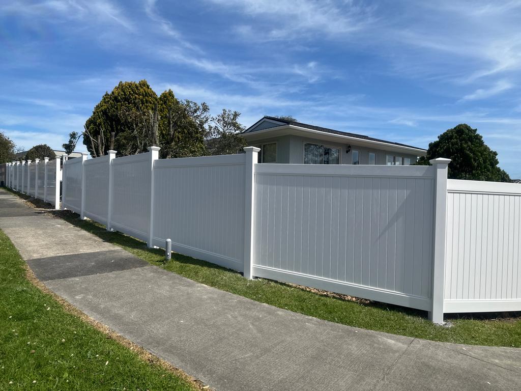PVC fencing
