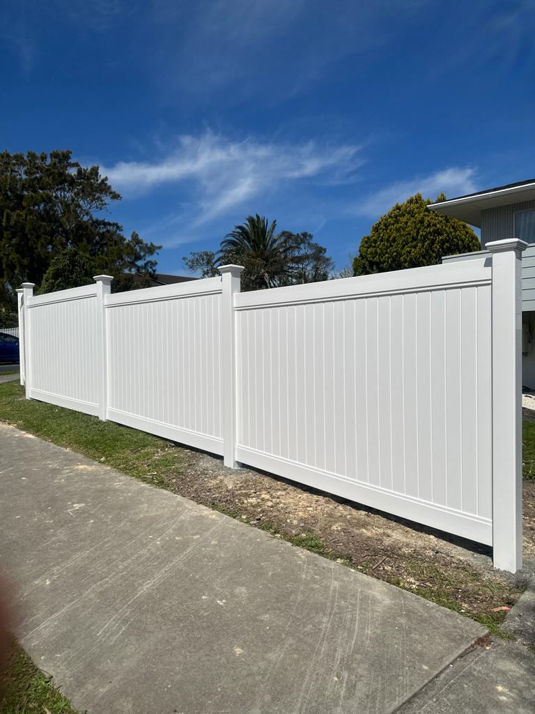 PVC fencing