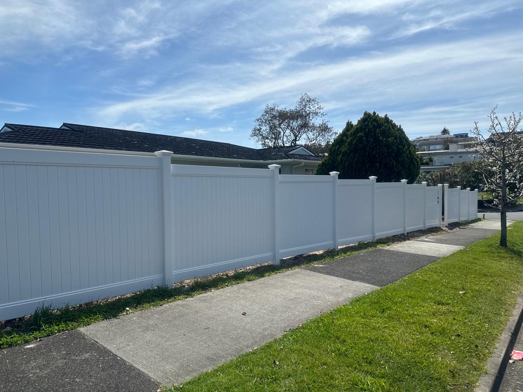 PVC fencing