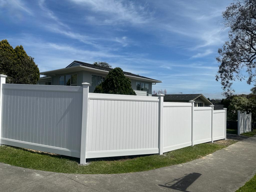 PVC fencing