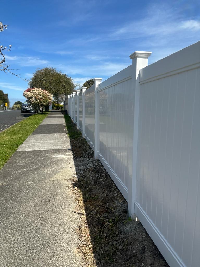 PVC fencing