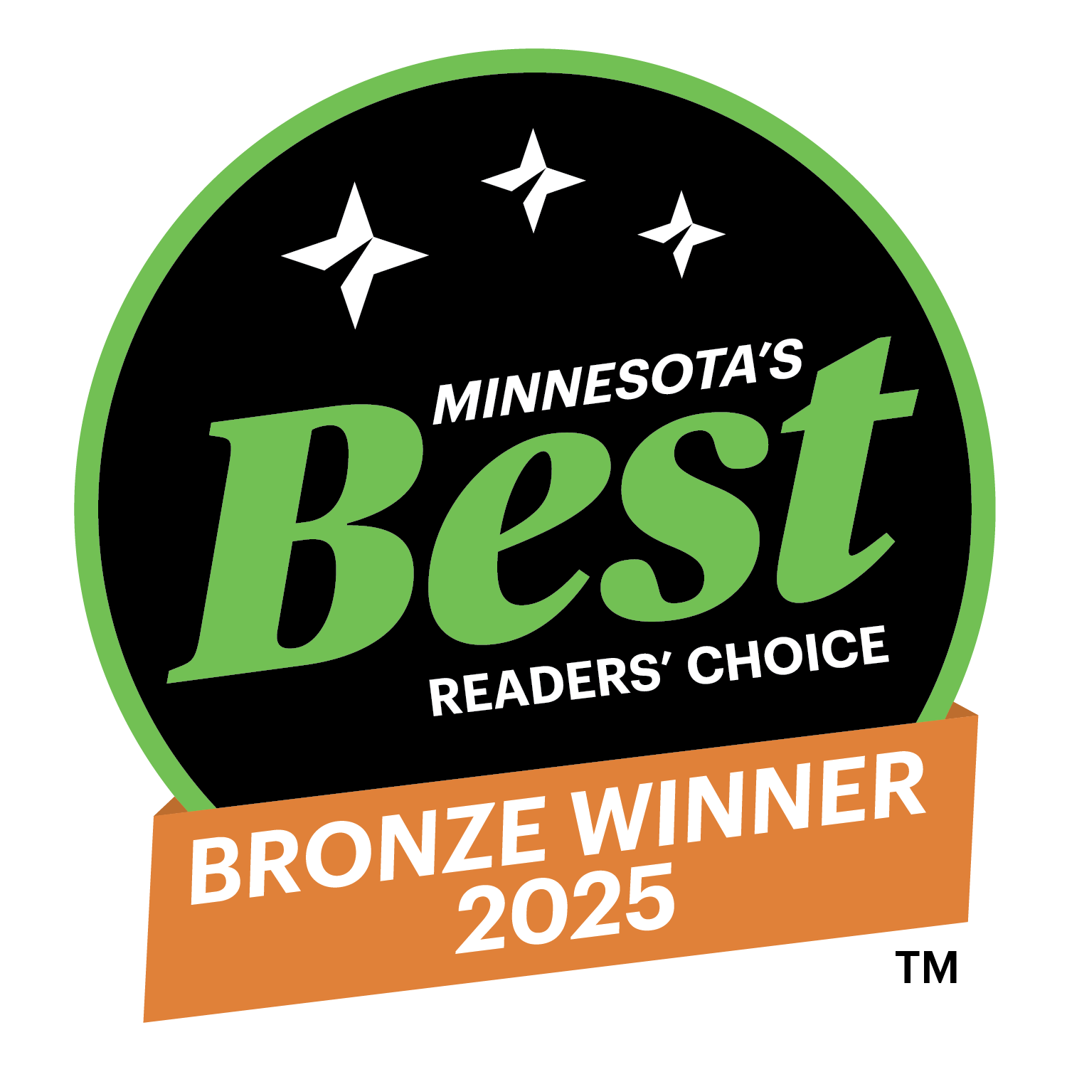 Reader's Choice Minnesota's Best Bronze Award Winner 2025.