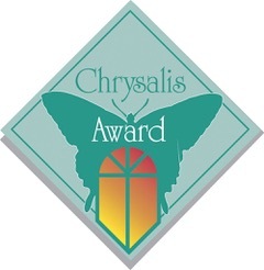 Chrysalis award winner badge.