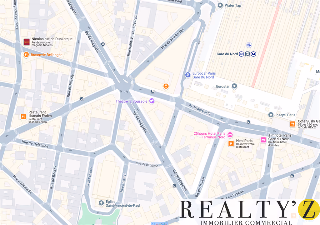 Local Commercial | 43m² | GARE DU NORD 