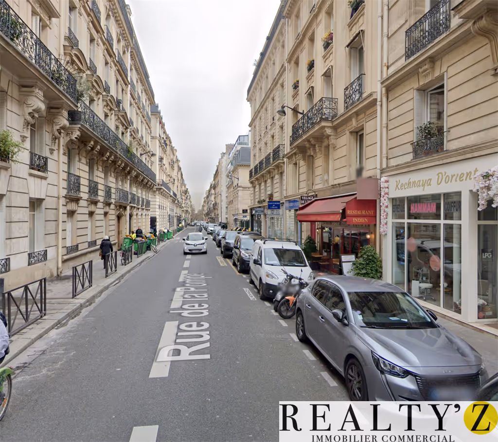 Local Commercial | 58m² | POMPE - VICTOR HUGO 