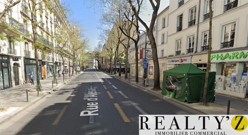 Local Commercial | 125m² | Métro Alésia 