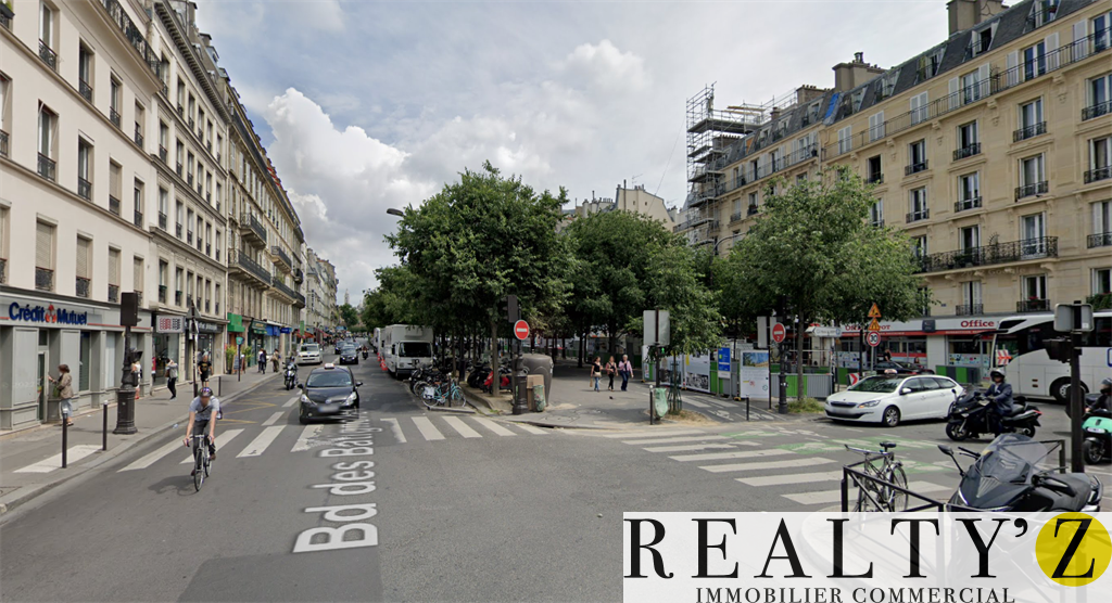 Local Commercial | 100m² | Rome - Batignolles 