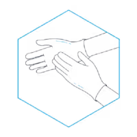 1x pair of nitrile gloves