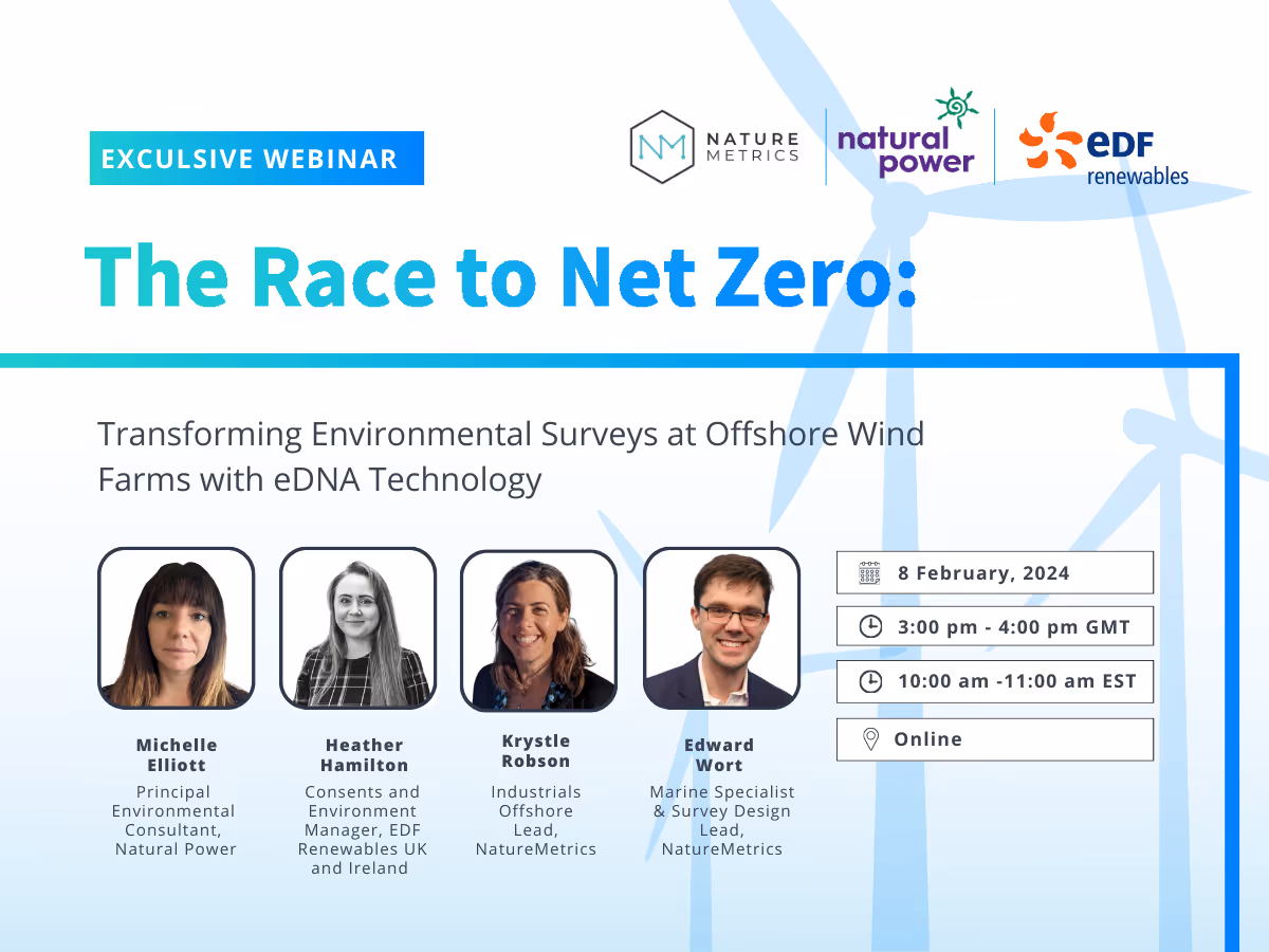 The Race to Net Zero: Transforming Environmental Surveys at Offshore Wind Farms with eDNA Technology 