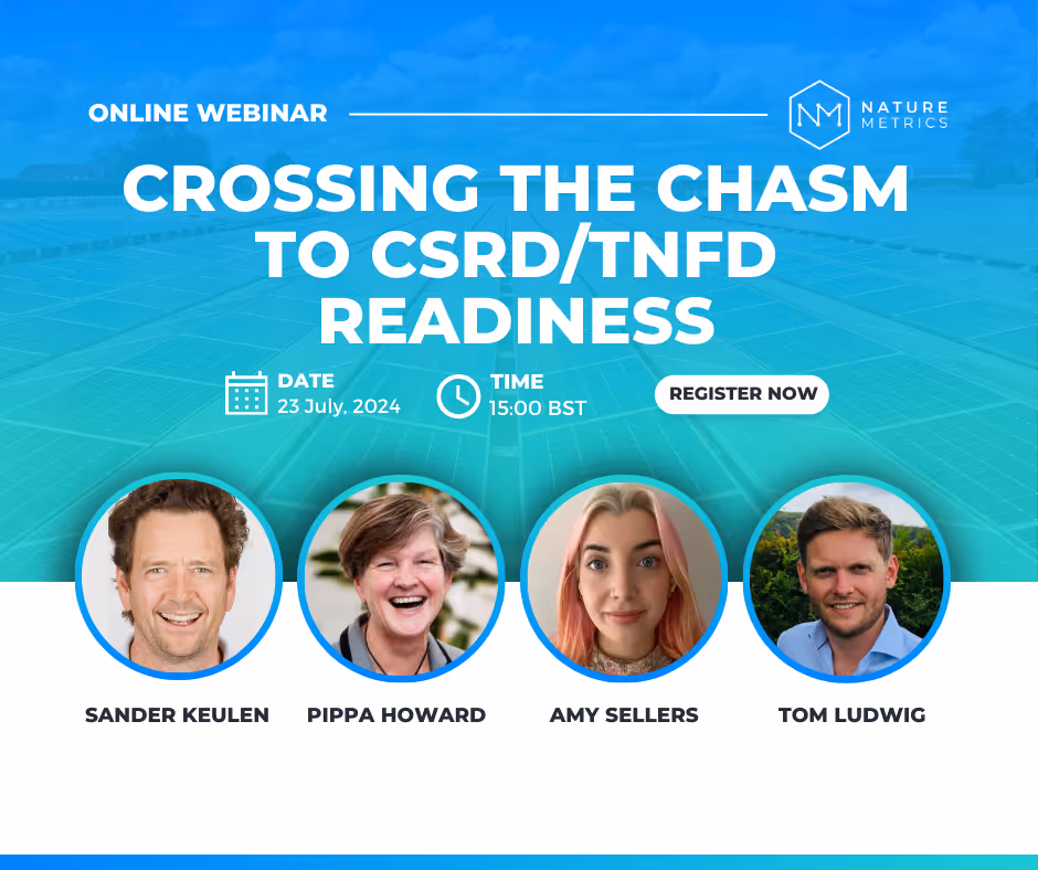Crossing the Chasm to CSRD/TNFD readiness