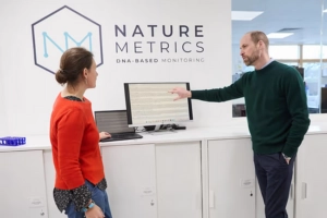 HRH Prince William visits NatureMetrics following Earthshot Prize success