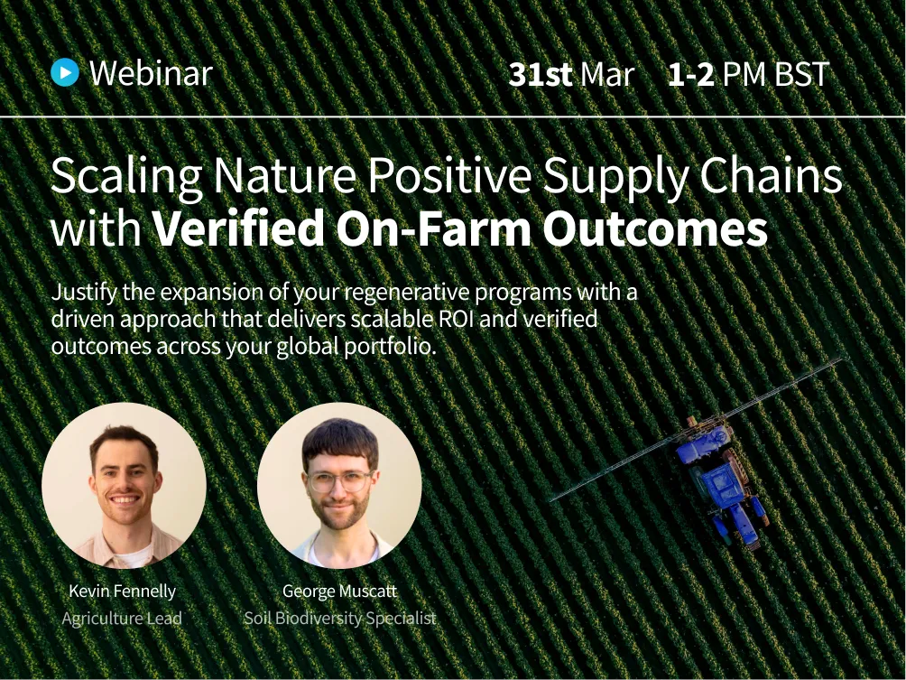 Scaling Nature  Positive Supply Chains with Verified On-Farm Outcomes