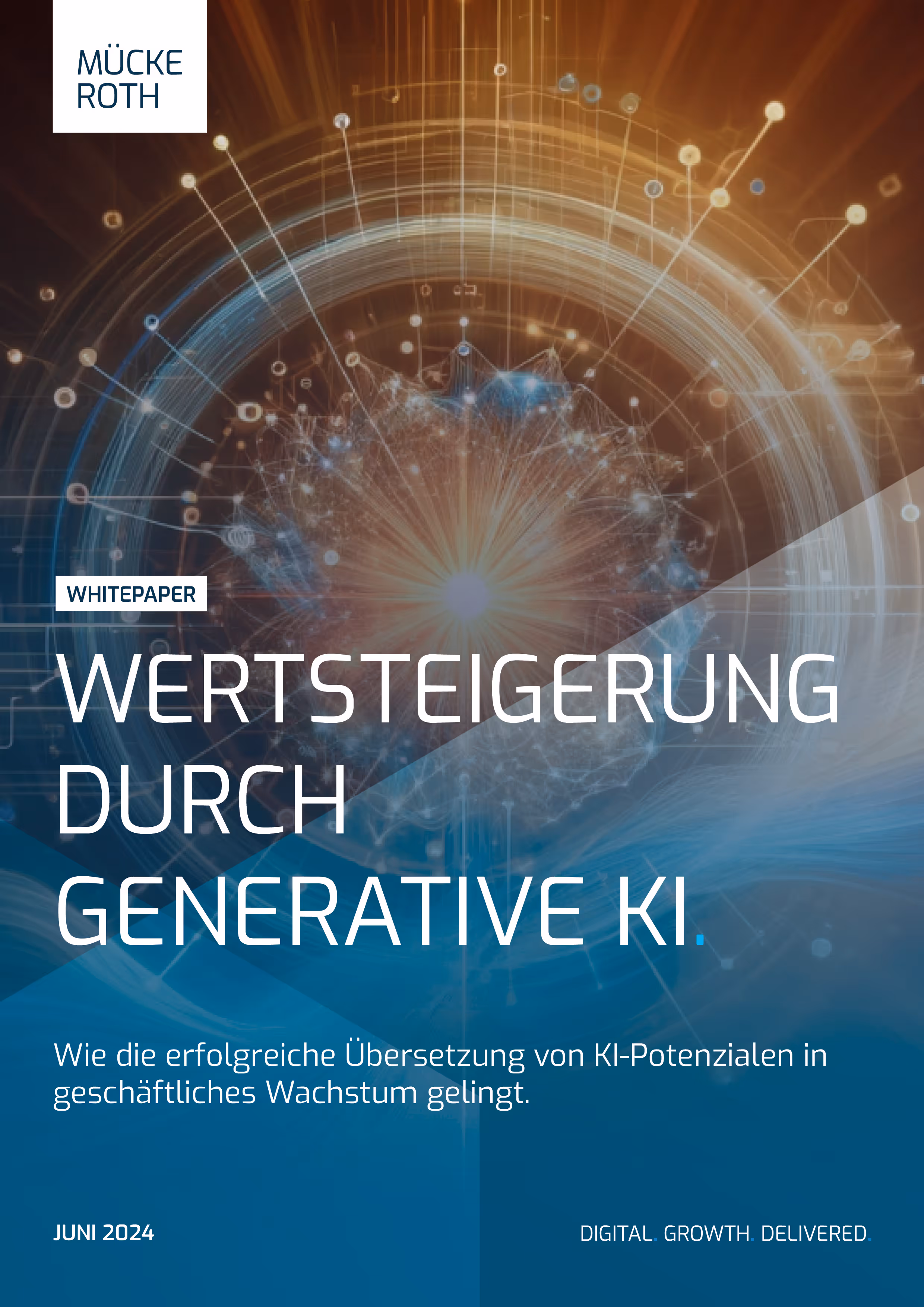 Titelseite des MRC-Whitepapers „Wertsteigerung durch Generative KI“ (Juni 2024)