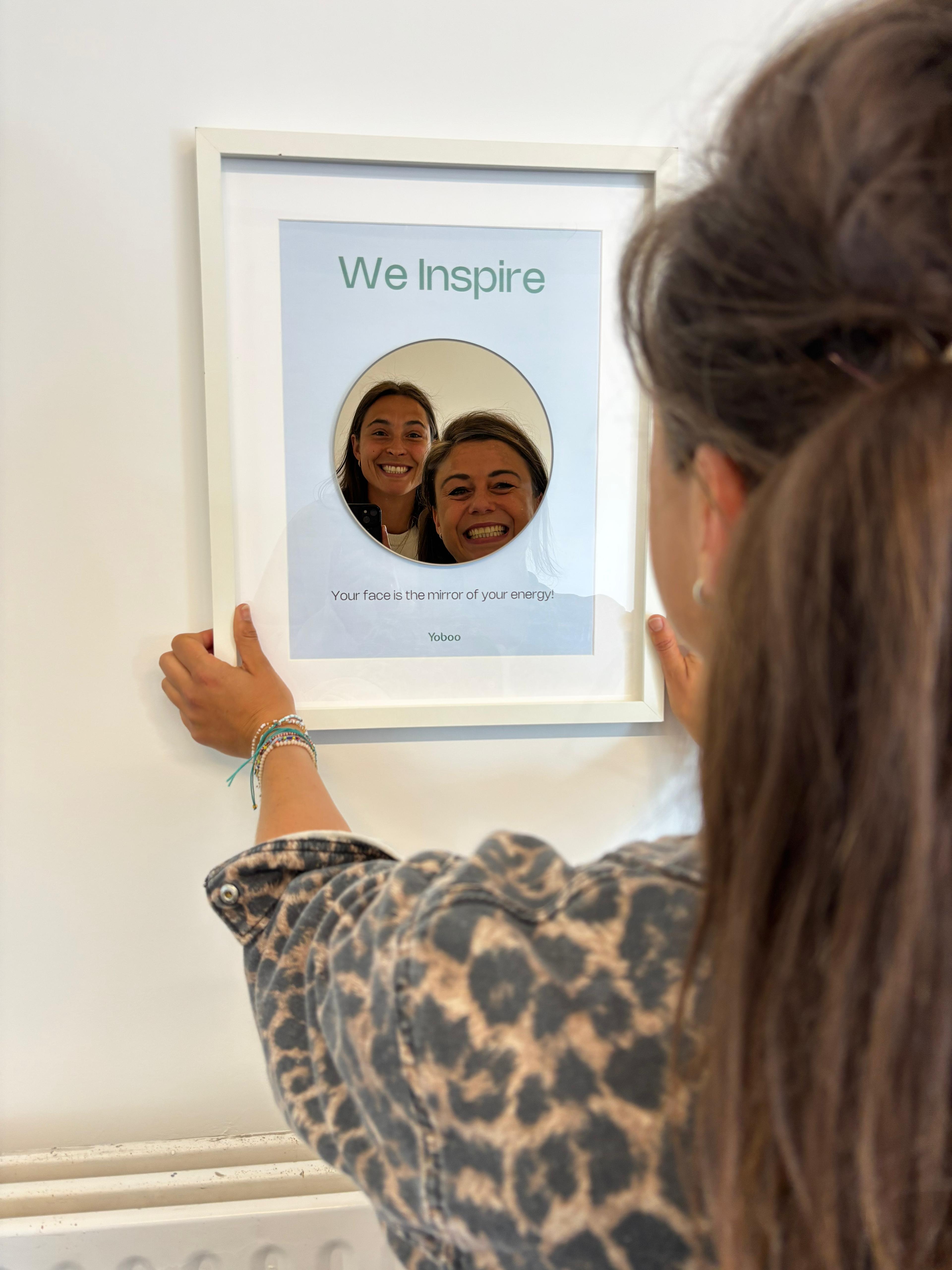 Looking in mirror we inspire Yoboo