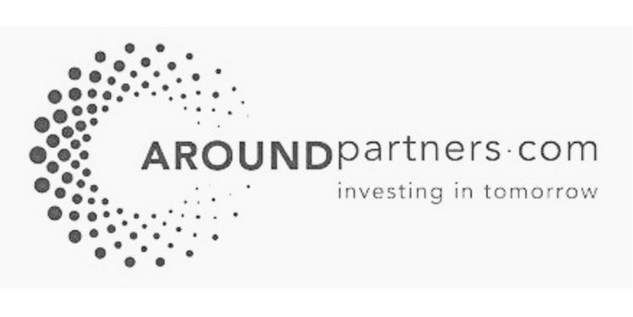 Aroundpartners.com logo met slogan investeren in morgen.