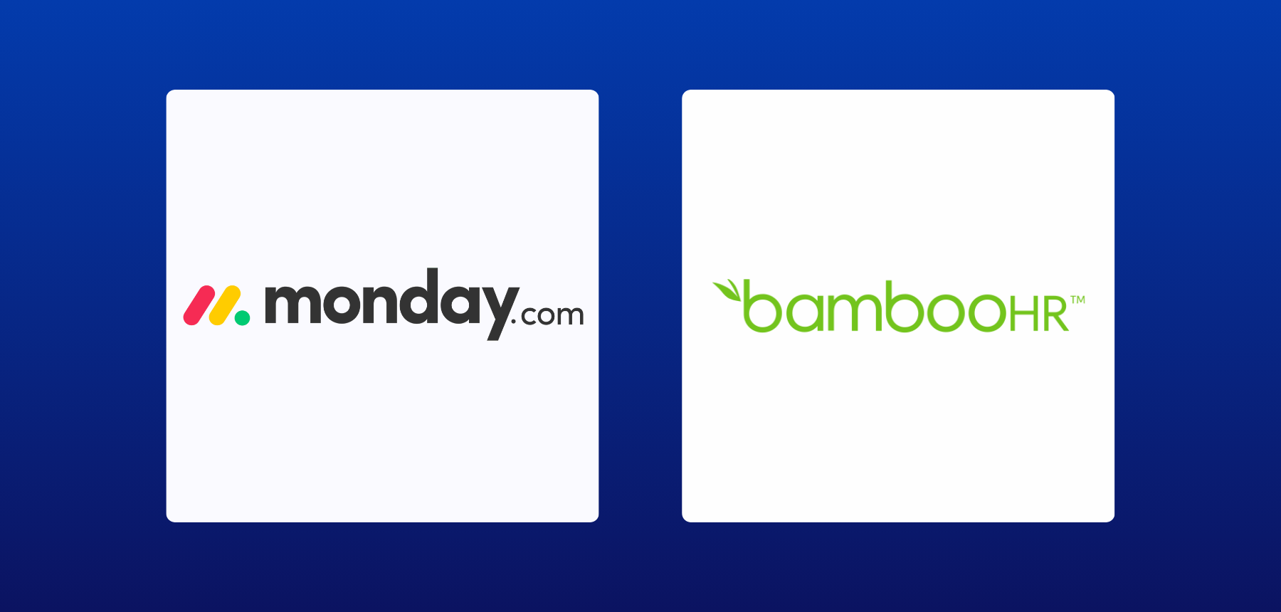 Blueink integration with Monday.com and BambooHR to streamline HR and operations document signing.