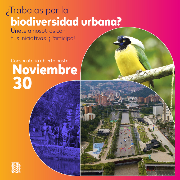 ¿Cuidas de la biodiversidad urbana? El Instituto Humboldt te está buscando…