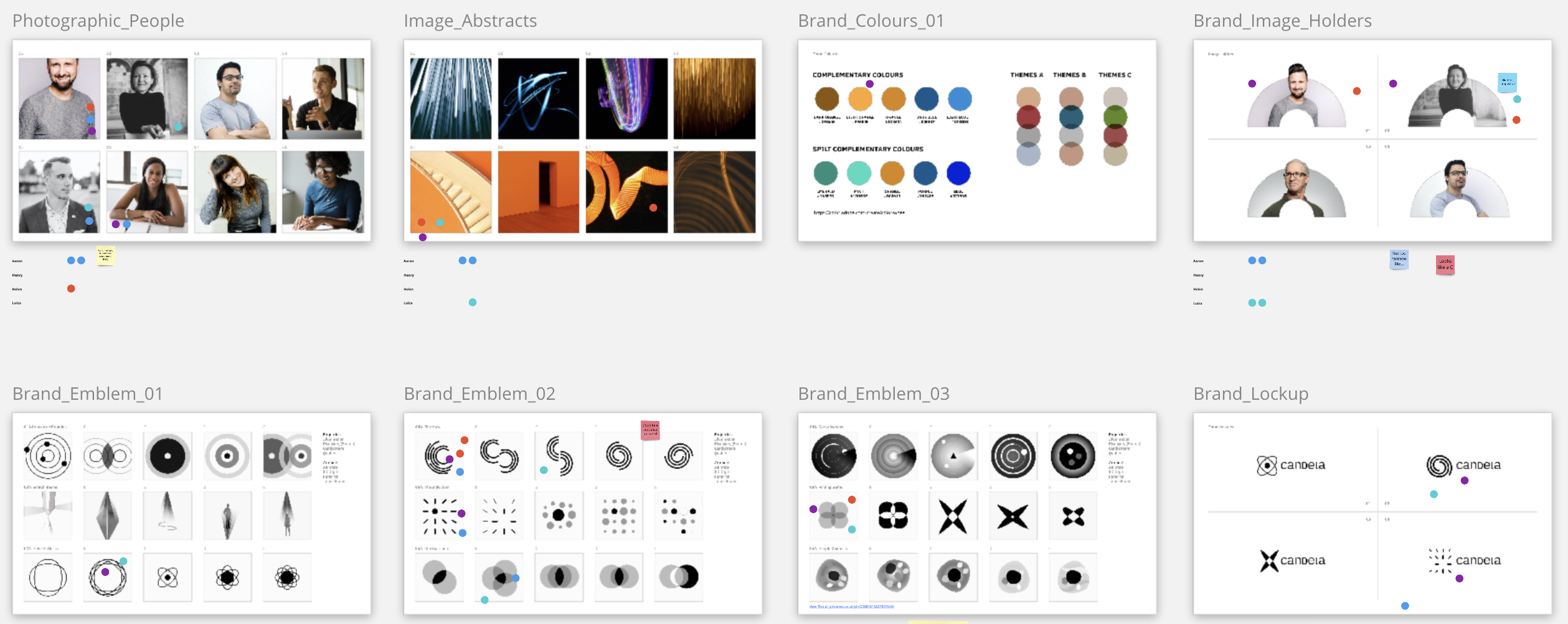 Candela Search logo exploration