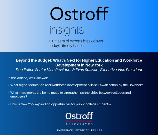 Beyond the Budget: What’s Next for Higher Education and Workforce Development in New York