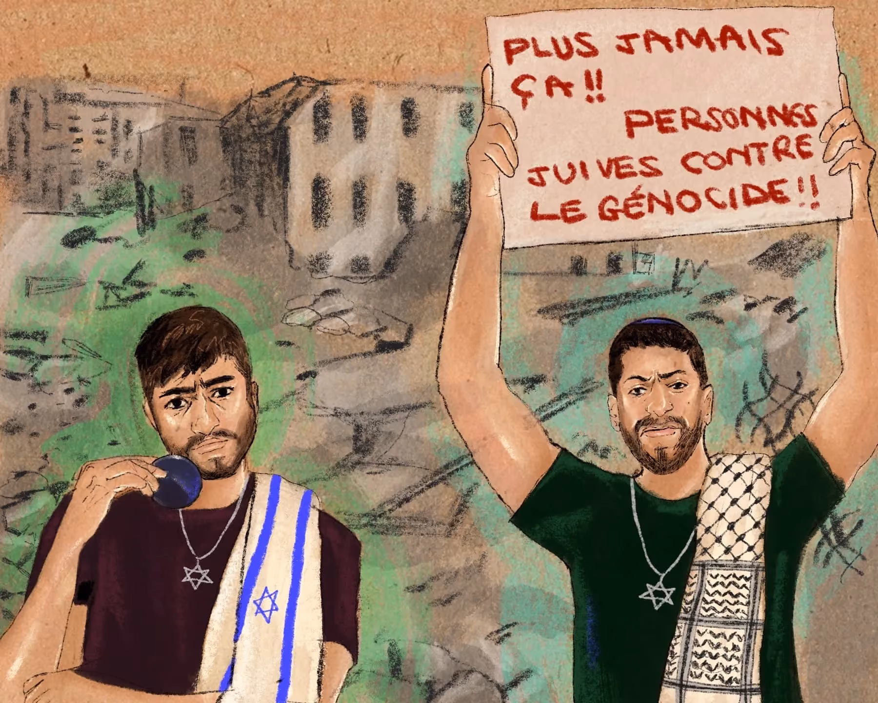Adrian et Corey, deux voix juives pour la paix