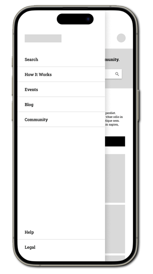 Groovr app low-fidelity shopping cart page