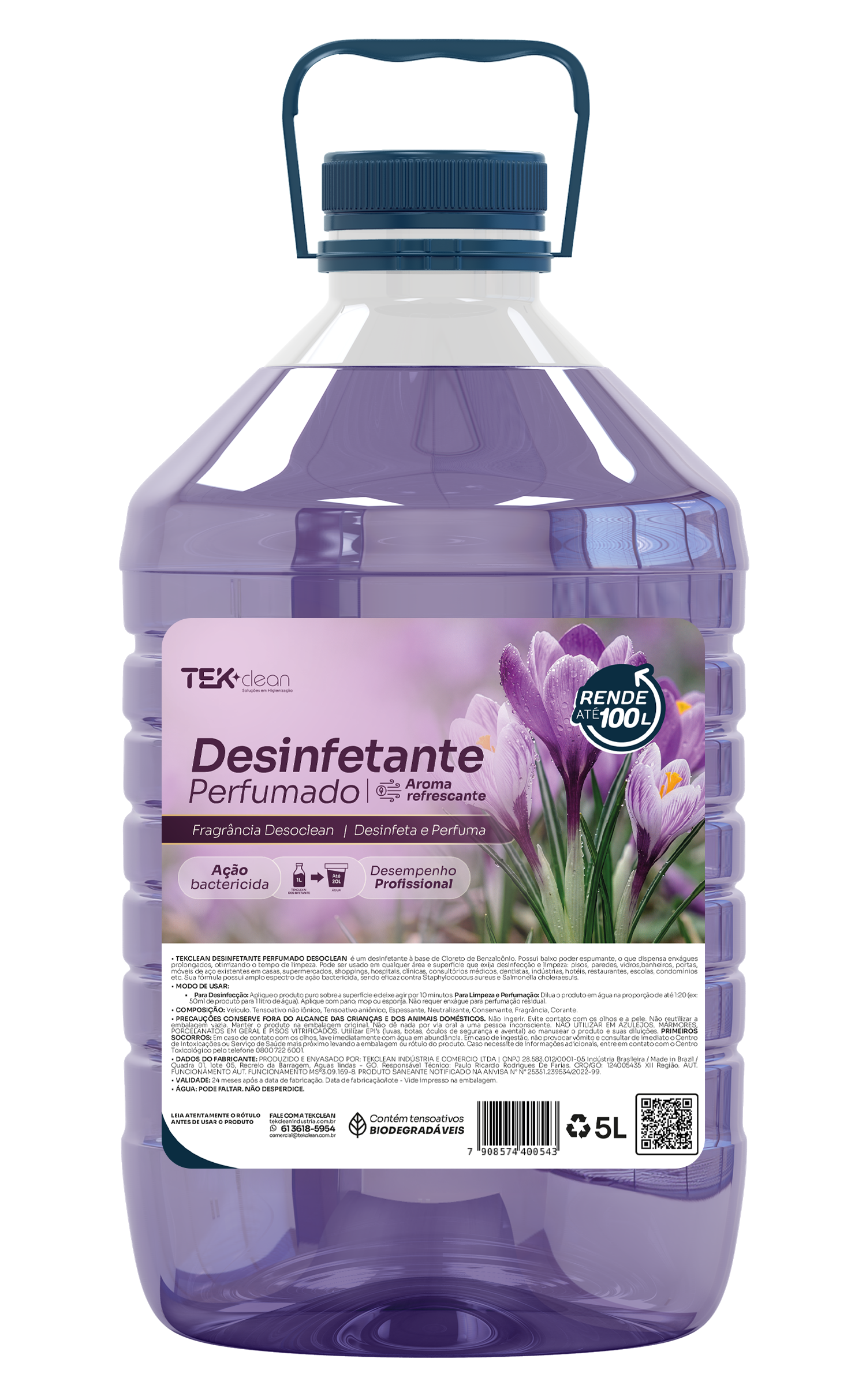 Tekclean desinfetante perfumado