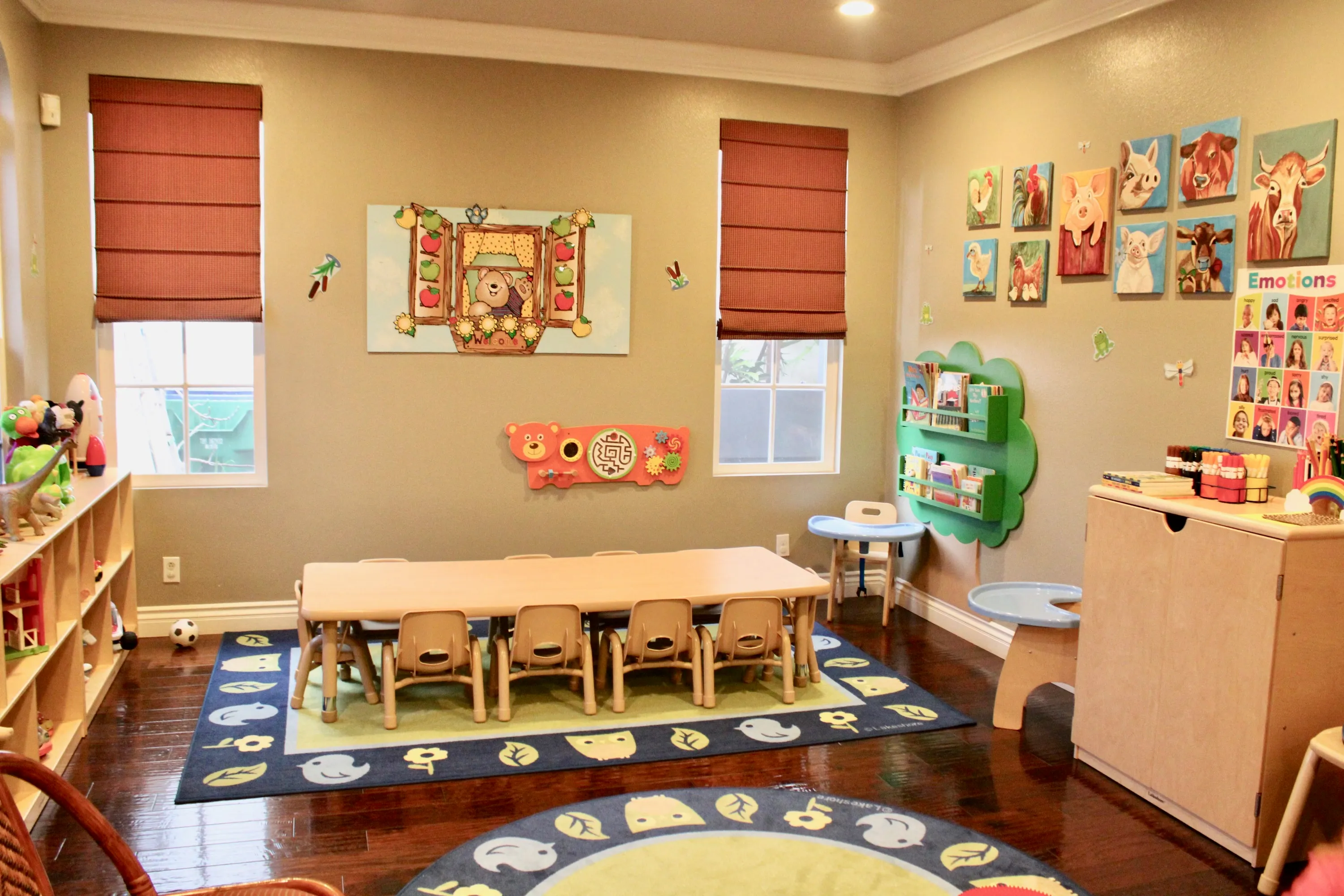 The daycare space at Ladera Ranch Daycare