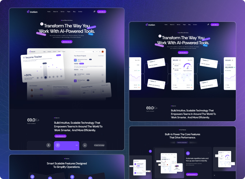Inotion – Technology SaaS Webflow Template